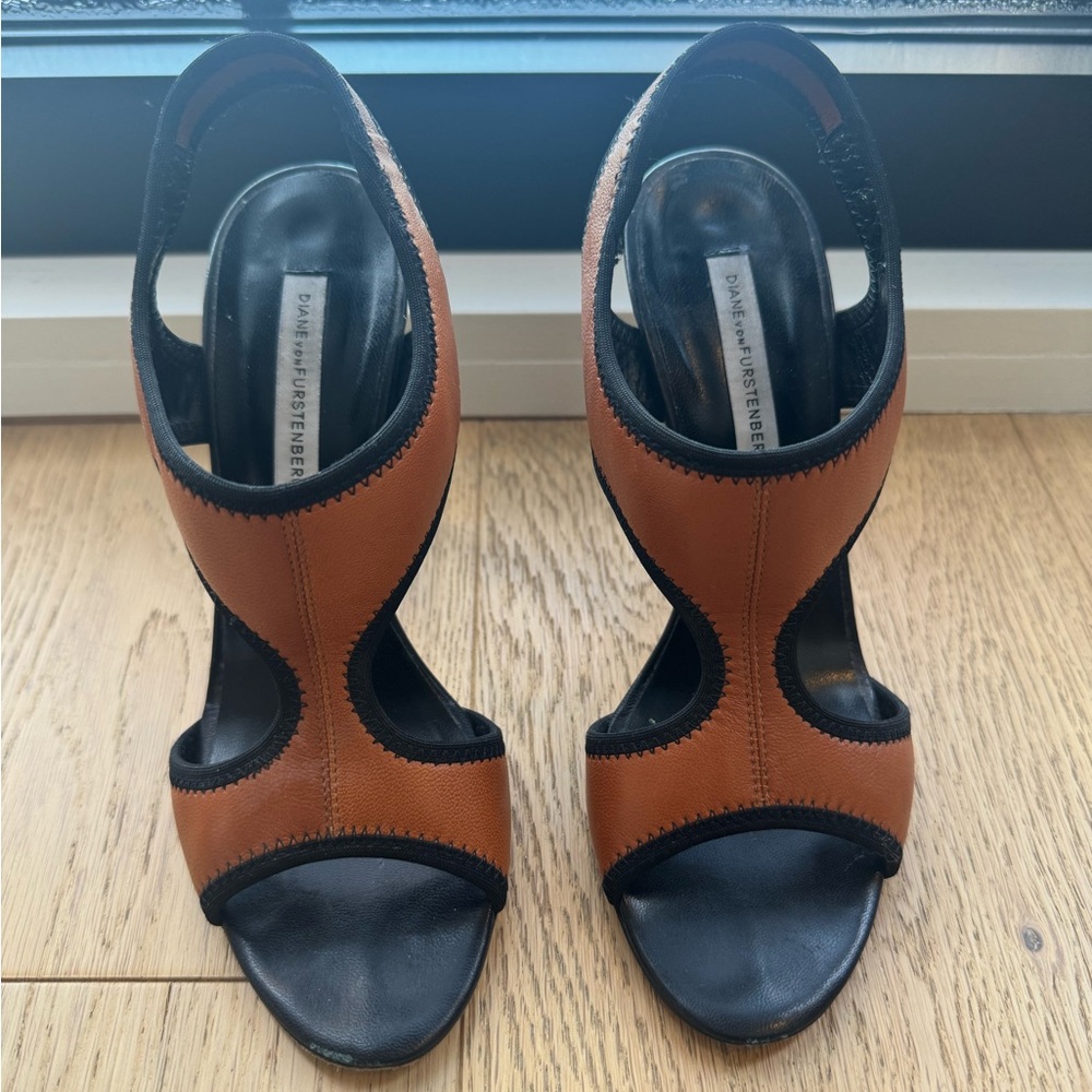 DVF strappy leather sandal
